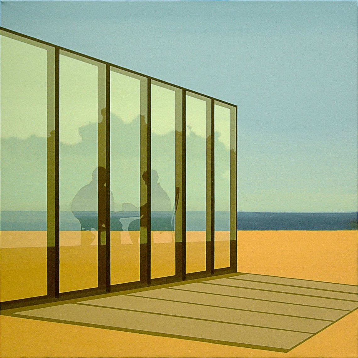 2012-008-바닷가 유리 판