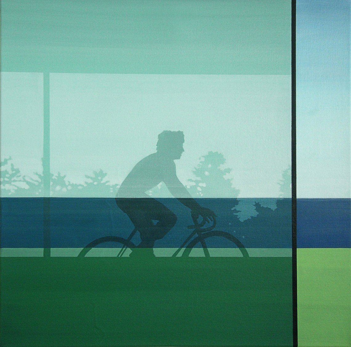 2013-006-자전거 남자 실루엣