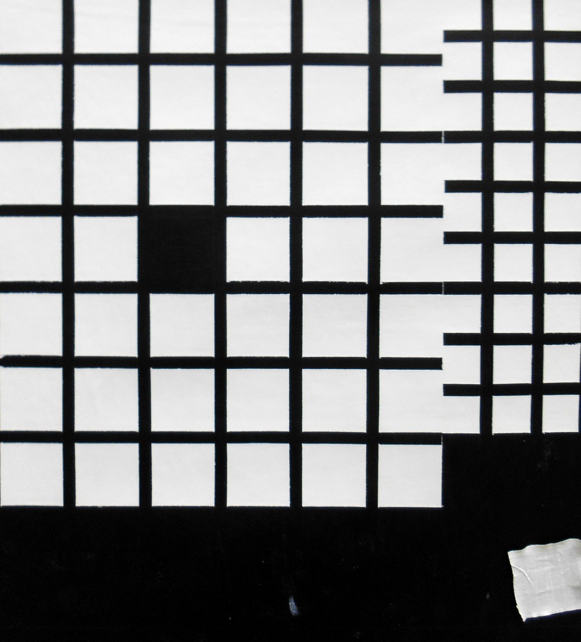 2014-24 흑백 타일-가시